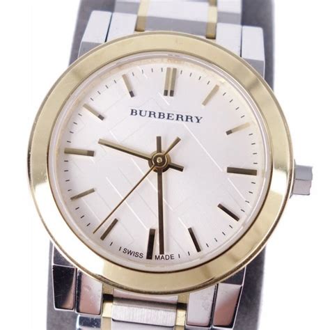 burberry women's city watch two tone|Burberry BU9217 Ladies Two Tone The City Watch.